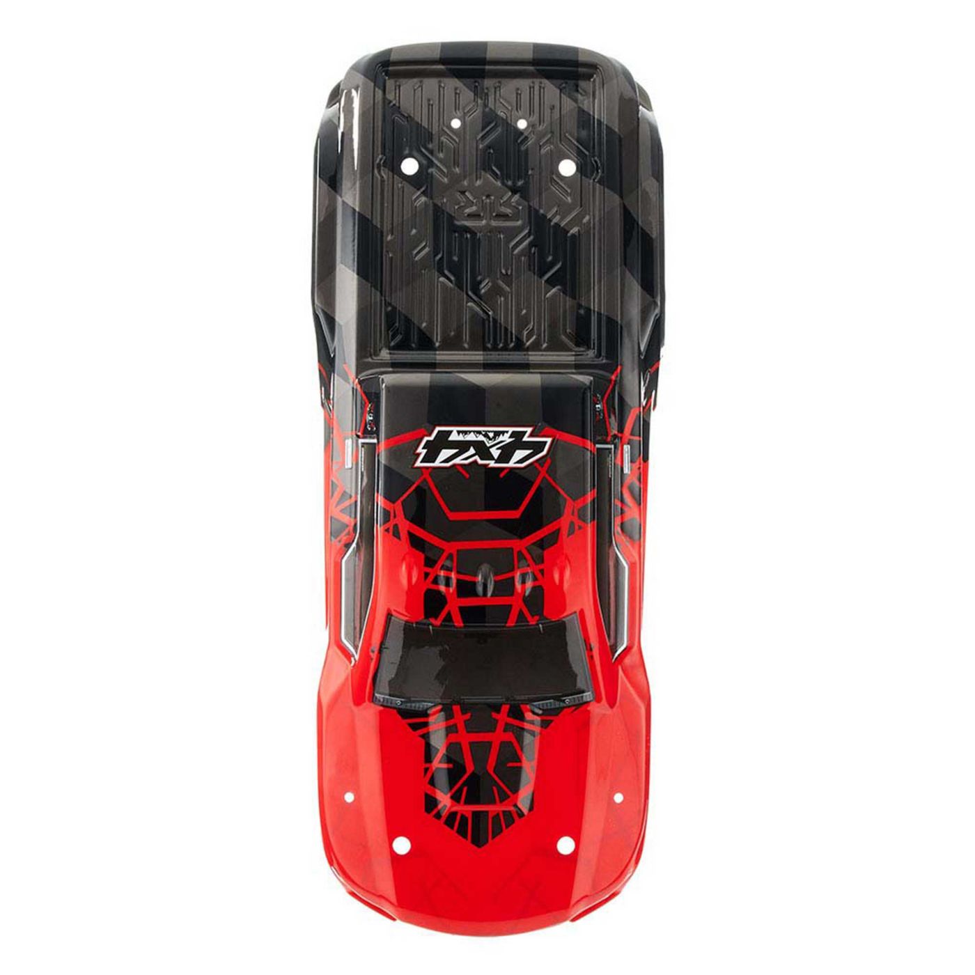 Arrma Body  Painted Decal Trim Red Granite 4X4 Mega Z-AR402256