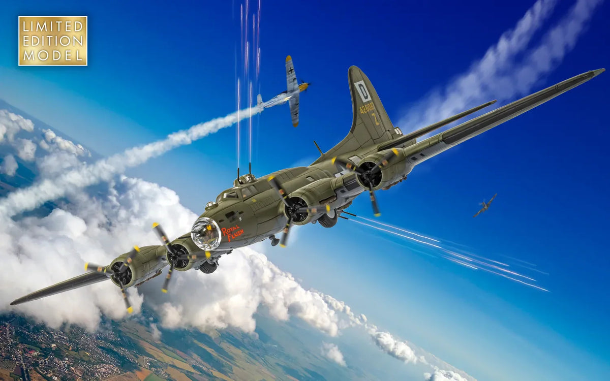 Corgi B-17F Flying Fortress 'Royal Flush' - 8th Air Force - Lt Robert "Rosie" Rosenthal - AA33322