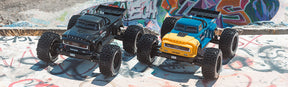 1/8 NOTORIOUS 6S V6 4X4 BLX Stunt Truck RTR  - Blue C-ARA8611V6T2