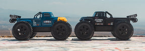 1/8 NOTORIOUS 6S V6 4X4 BLX Stunt Truck RTR  - Blue C-ARA8611V6T2